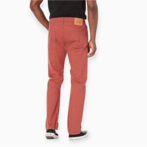 LEVI'S 513 Special Edition Salmon Red Denim Jeans